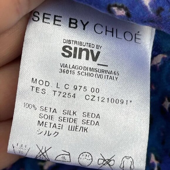 see by Chloe blouse size 8 - Picture 7 of 9